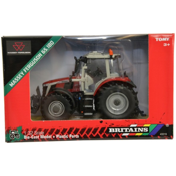 Фото - Коллекционная сельскохозяйственная техника Britains Трактор Massey Ferguson 6S.180, 1:32 (43316)