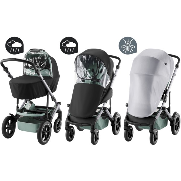Фото - Дождевик для коляски Britax-Romer SMILE 5Z 2 дождевика + москитка (2000038011)