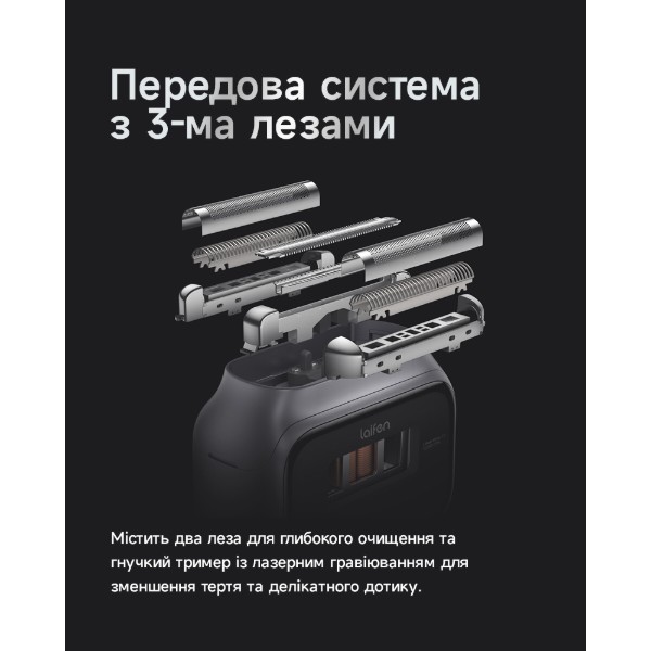 Фото - Бритва Laifen P3 Pro Grey (1ER91-A-XX-DG-001)_DEMO