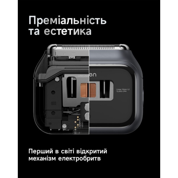 Фото - Бритва Laifen P3 Pro Grey (1ER91-A-XX-DG-001)_DEMO