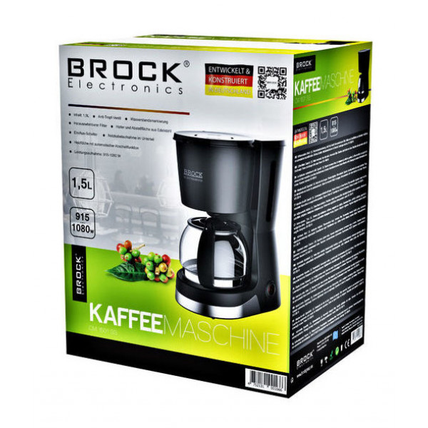 Фото - Кавоварка крапельна BROCK CM 1501 SS