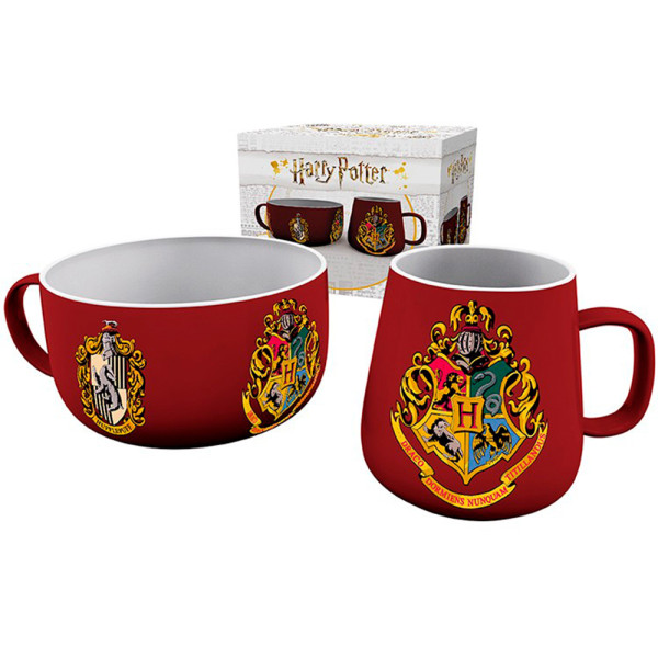 Фото - Набір посуду GB Eye HARRY POTTER Crests 850/385 мл (BS0001)