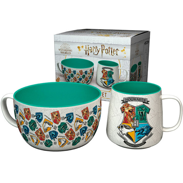 Фото - Набір посуду GB Eye HARRY POTTER Emblems 850/385 мл (BS0039)