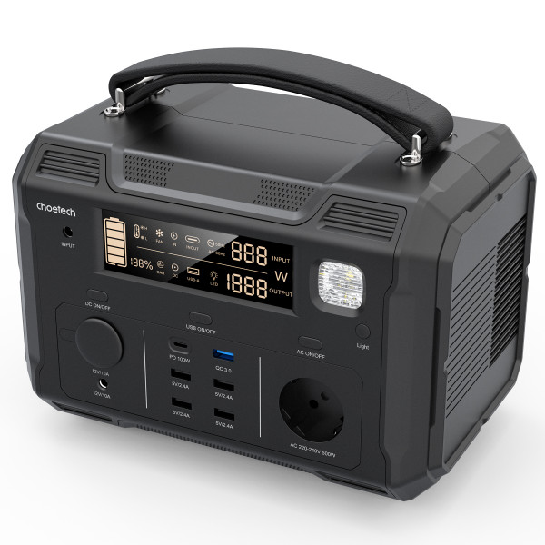 Фото - Зарядная станция универсальная Choetech 500W (BS004)