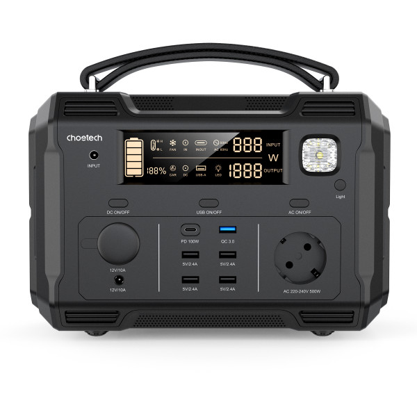 Фото - Зарядная станция универсальная Choetech 500W (BS004)