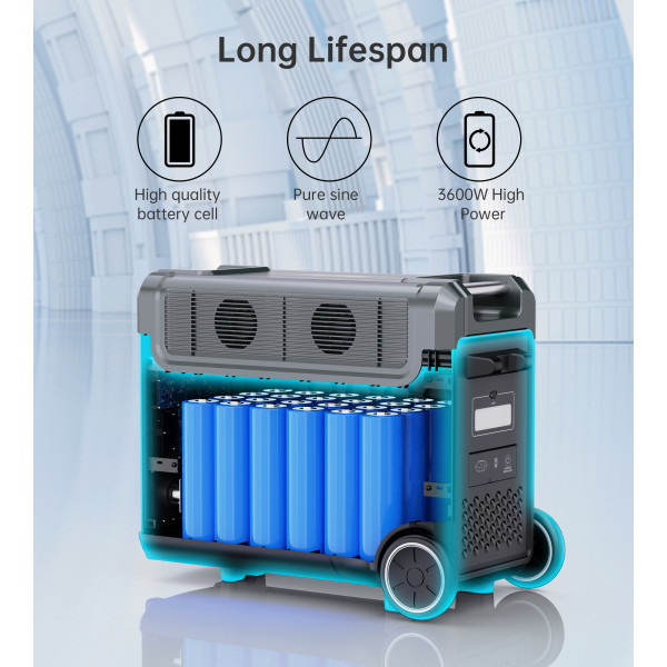 Фото - Зарядна станція універсальна Choetech 3600W (BS009)
