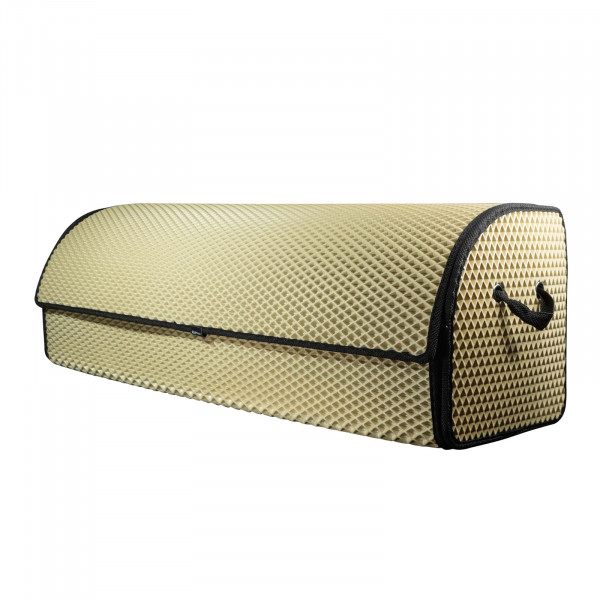 Фото - Сумка-органайзер в багажник EVAtech PRO XL ромб бежевый кант черный (BS13643OX3RIB)