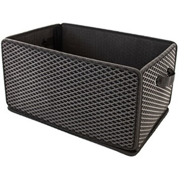 Фото - Сумка-органайзер в багажник EVAtech LightBox 33x50x25 см ромб чорний кант чорний BS13837OS5RBB