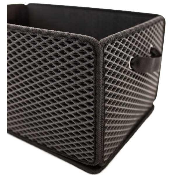 Фото - Сумка-органайзер в багажник EVAtech LightBox 33x50x25 см ромб чорний кант чорний BS13837OS5RBB