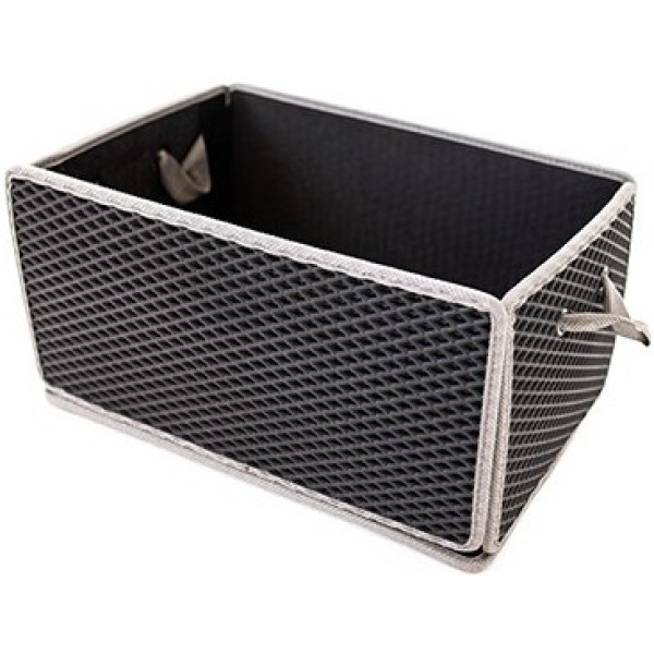 Фото - Сумка-органайзер в багажник EVAtech LightBox 33x50x25 см ромб чорний кант сірий BS13837OS5RBG