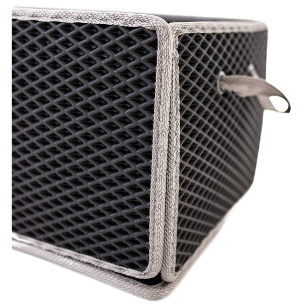 Фото - Сумка-органайзер в багажник EVAtech LightBox 33x50x25 см ромб чорний кант сірий BS13837OS5RBG