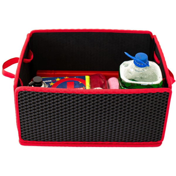 Фото - Сумка-органайзер в багажник EVAtech LightBox 33x50x25 см ромб чорний кант червоний BS13837OS5RBR