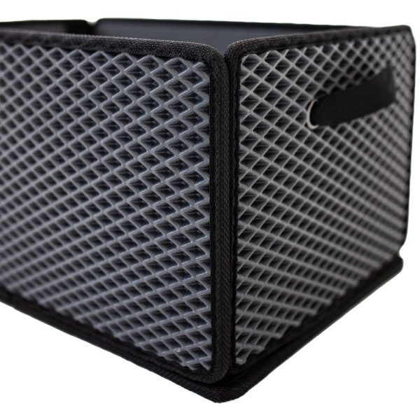 Фото - Сумка-органайзер в багажник EVAtech LightBox 33x50x25 см ромб сірий кант чорний BS13837OS5RGB