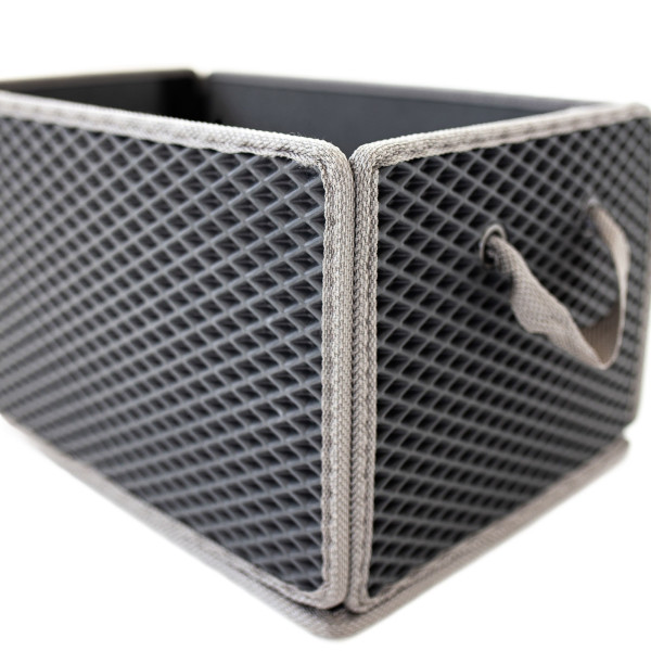 Фото - Сумка-органайзер в багажник EVAtech LightBox 33x50x25 см ромб сірий кант сірий BS13837OS5RGG