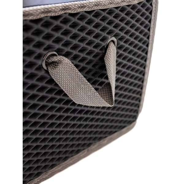 Фото - Сумка-органайзер в багажник EVAtech LightBox 33x50x25 см ромб сірий кант сірий BS13837OS5RGG