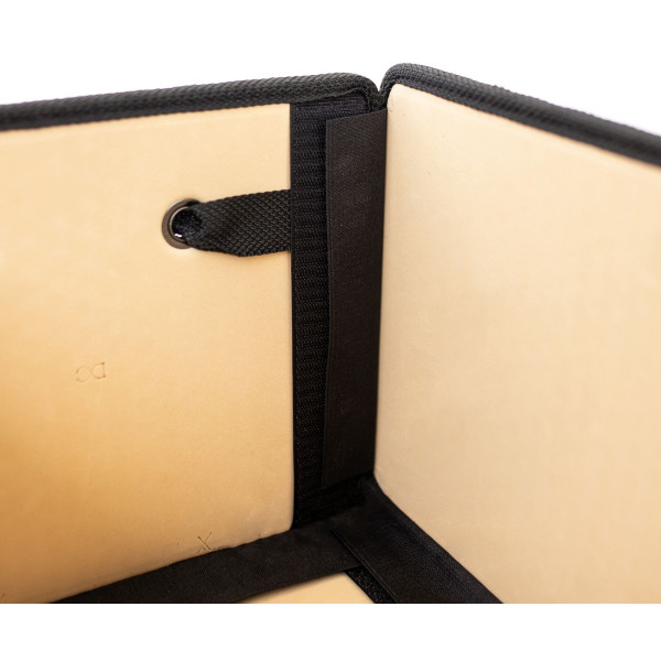 Фото - Сумка-органайзер в багажник EVAtech LightBox 33x50x25 см ромб бежевий кант чорний BS13837OS5RIB