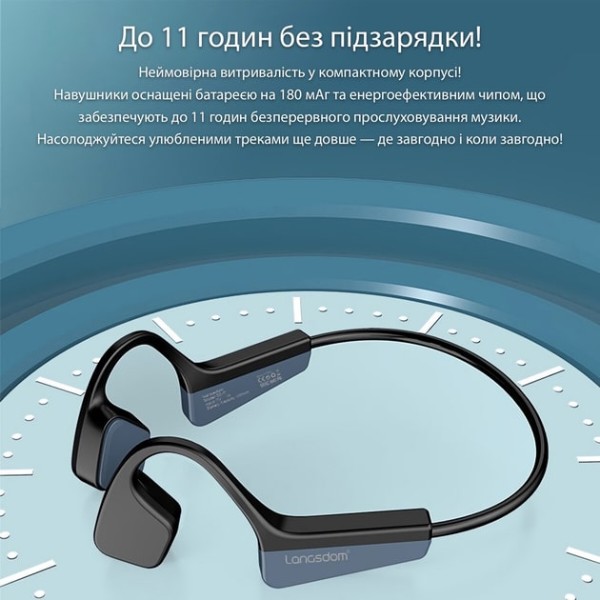 Фото - Навушники накладні бездротові Langsdom BS17