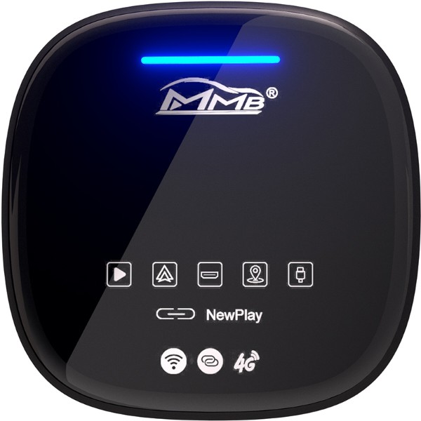Фото - Беспроводной адаптер автомобильный PowerPlant CarPlay Android AI, 4G LTE, 8 ГБ + 128 ГБ (BS330409)