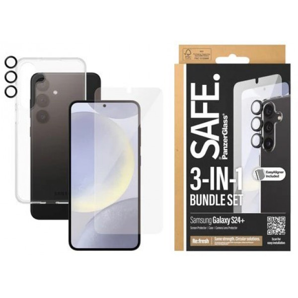 Фото - Чохол для смартфону PanzerGlass 2-in-1 Pack Samsung Galaxy S 2024 Plus (PG_BSAFE95673)