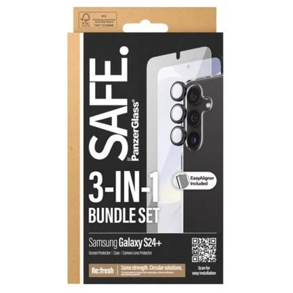 Фото - Чохол для смартфону PanzerGlass 2-in-1 Pack Samsung Galaxy S 2024 Plus (PG_BSAFE95673)