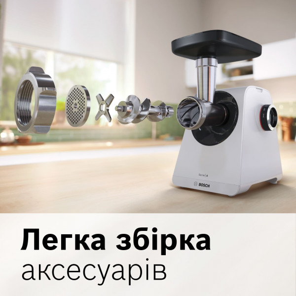 Фото - Уценка - Мясорубка Bosch MFWS420W