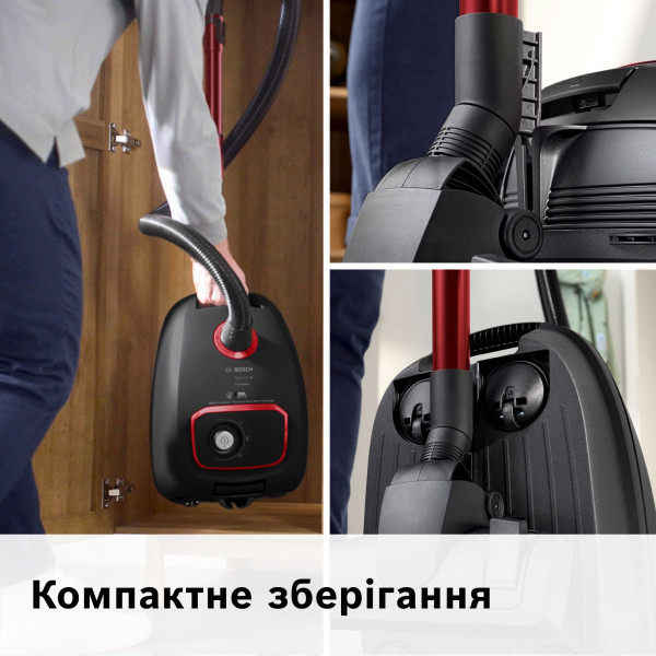 Фото - Пылесос для сухой уборки с мешком Bosch BGL41POW2H