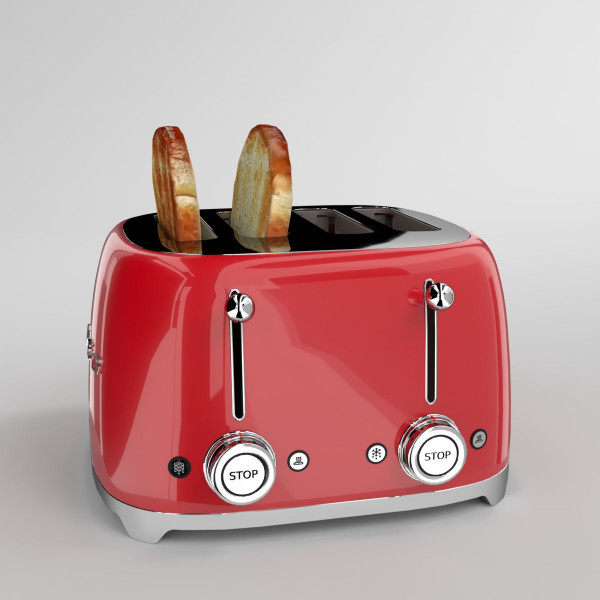 Фото - Тостер Smeg TSF03RDEU