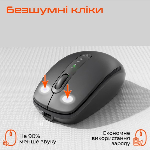 Фото - Миша бездротова Meetion Black (MT-BTM100R-A)