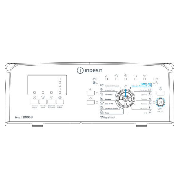 Фото - Пральна машина Indesit BTW S60400 EU/N