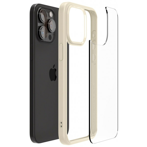 Фото - Чохол для смартфону Spigen for Apple iPhone 15 Pro Max Ultra Hybrid Mute, Beige (ACS06571)