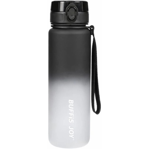 Фото - Пляшка для води BUFFi5 JOY outdoor sports water cup 1000 мл Black-White (JOY_1000ml_bk_wh)