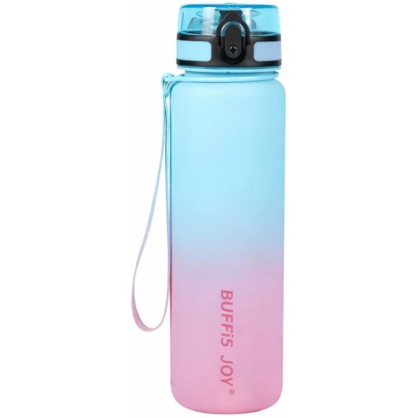 Фото - Бутылка для воды BUFFi5 JOY outdoor sports water cup 1000 мл Blue-Pink (JOY_1000ml_bl_pink)