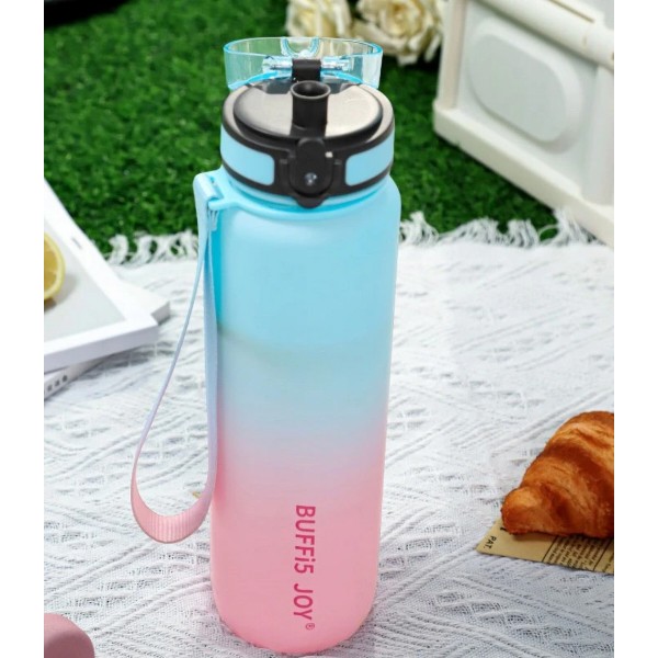 Фото - Бутылка для воды BUFFi5 JOY outdoor sports water cup 1000 мл Blue-Pink (JOY_1000ml_bl_pink)