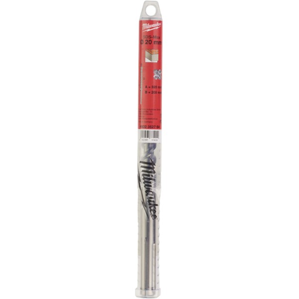 Фото - Бур Milwaukee SDS-MAX MX4 20,0х320х200 мм (4932352764)
