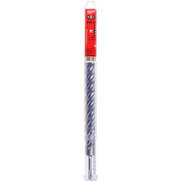 Фото - Бур Milwaukee SDS-PLUS MX4 28,0х450х400 мм (4932356510) Фото - Бур Milwaukee SDS-PLUS MX4 28,0х450х400 мм (4932356510)