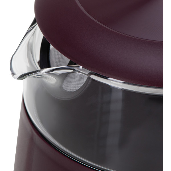 Фото - Електричний чайник Adler AD 1305 Burgundy