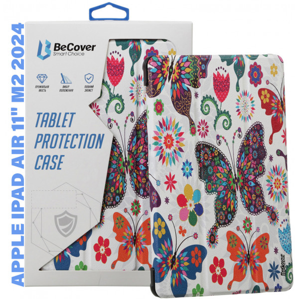 Фото - Чохол для планшета BeCover Smart Case for Apple iPad Air 11'' (M2)/iPad Air 11'' (M3) Butterfly (711599)