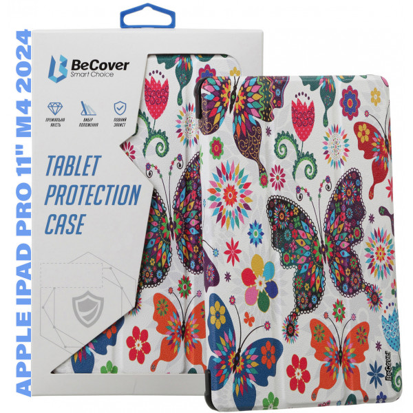 Фото - Чехол для планшета BeCover Smart Case for Apple iPad Pro 11'' M4 2024 Butterfly (711631)