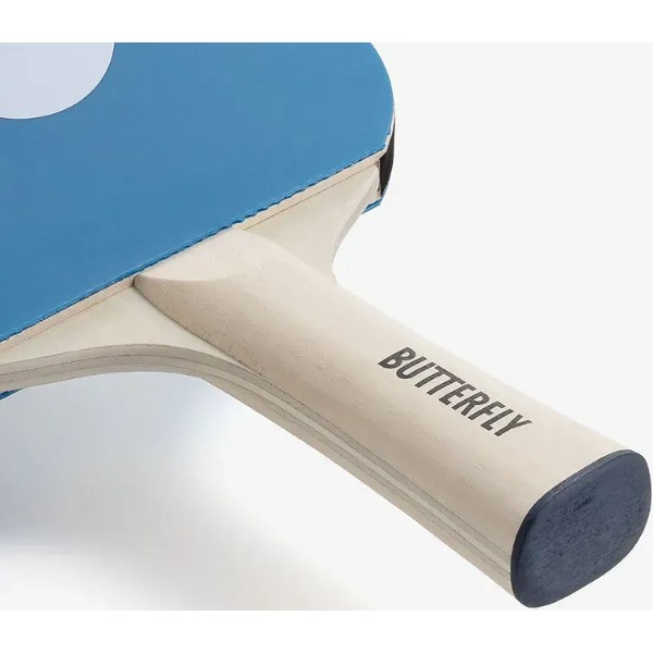 Фото - Ракетка для настільного тенісу Butterfly Logo Racket Blue FL (6017873402)