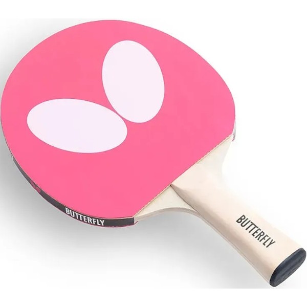 Фото - Ракетка для настільного тенісу Butterfly Logo Racket Pink FL (6017873302)