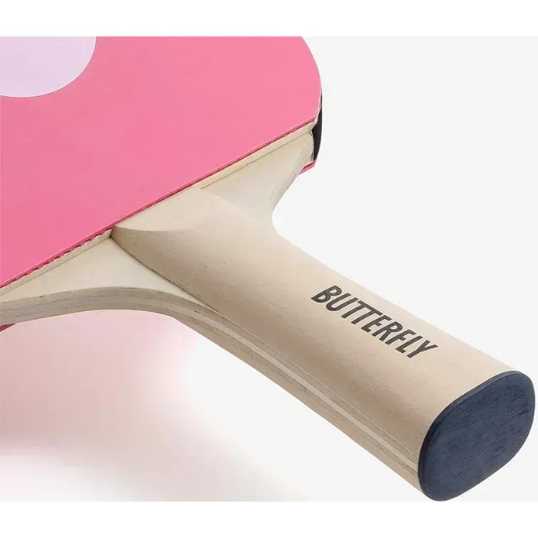 Фото - Ракетка для настільного тенісу Butterfly Logo Racket Pink FL (6017873302)