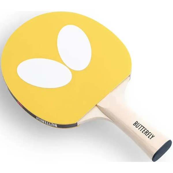 Фото - Ракетка для настільного тенісу Butterfly Logo Racket Yellow FL (6017873502)