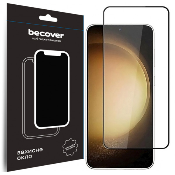 Фото - Захисне скло для смартфону BeCover Samsung Galaxy S24 SM-S921 Black (711037)