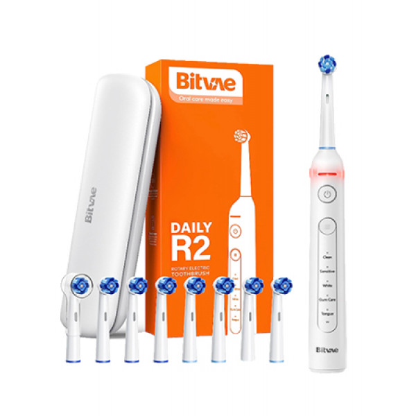 Фото - Зубна щітка електрична Bitvae R2 Rotating з футляром (BVR2-w)