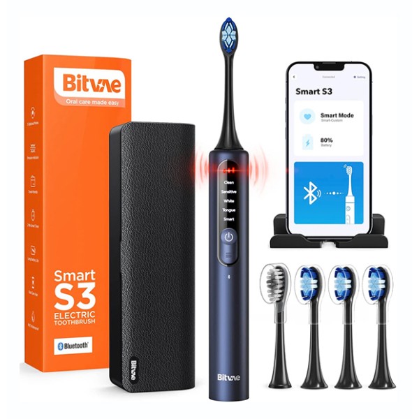 Фото - Зубная щетка электрическая Bitvae S3 Smart (BVS3-b) Фото - Зубная щетка электрическая Bitvae S3 Smart (BVS3-b)