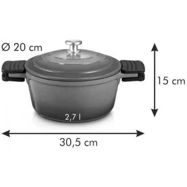Фото - Каструля tescoma 780420 Bordeaux 20 см 2.7 л