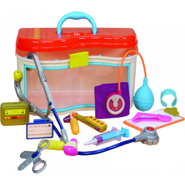Фото - Сюжетно-рольова гра. Набір-професій Battat Добрий доктор Ай-Болит (12 аксесуарів, світло, звук) (BX1230Z) Фото - Сюжетно-рольова гра. Набір-професій Battat Добрий доктор Ай-Болит (12 аксесуарів, світло, звук) (BX1230Z)
