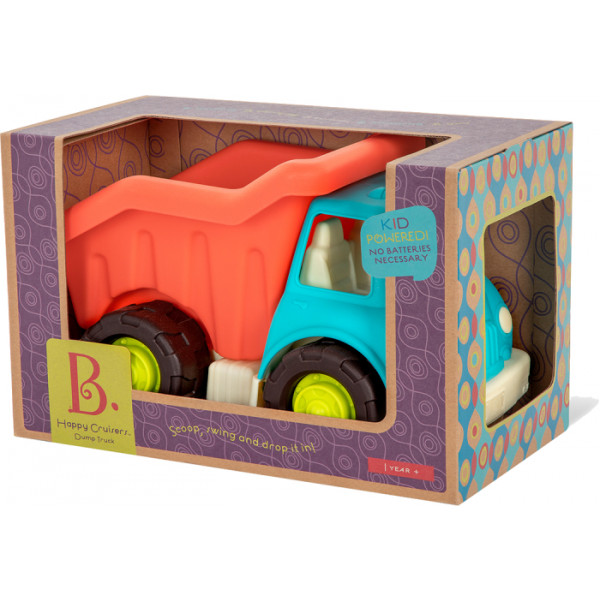 Фото - Базовый игровой транспорт для малыша Battat Самосвал (цвет апельсин-море) (BX1720Z)