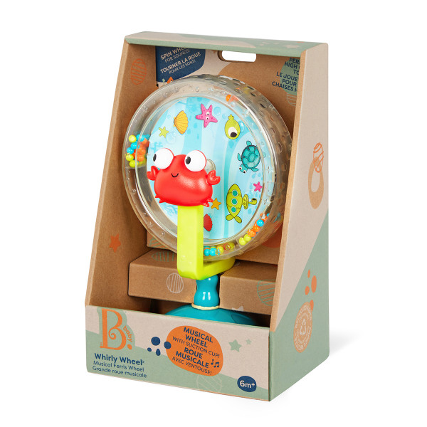 Фото - Інтерактивна іграшка пластикова Battat музична Колесо-кружлялка (BX1975Z)