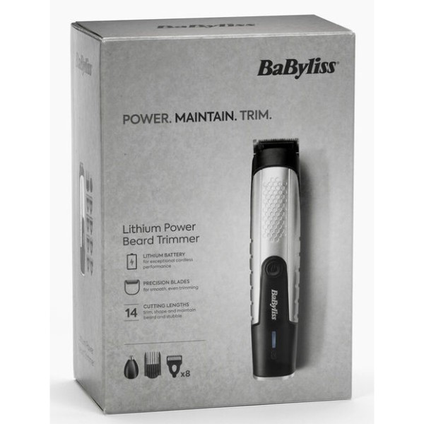 Фото - Тример для вусів і бороди Babyliss T812E